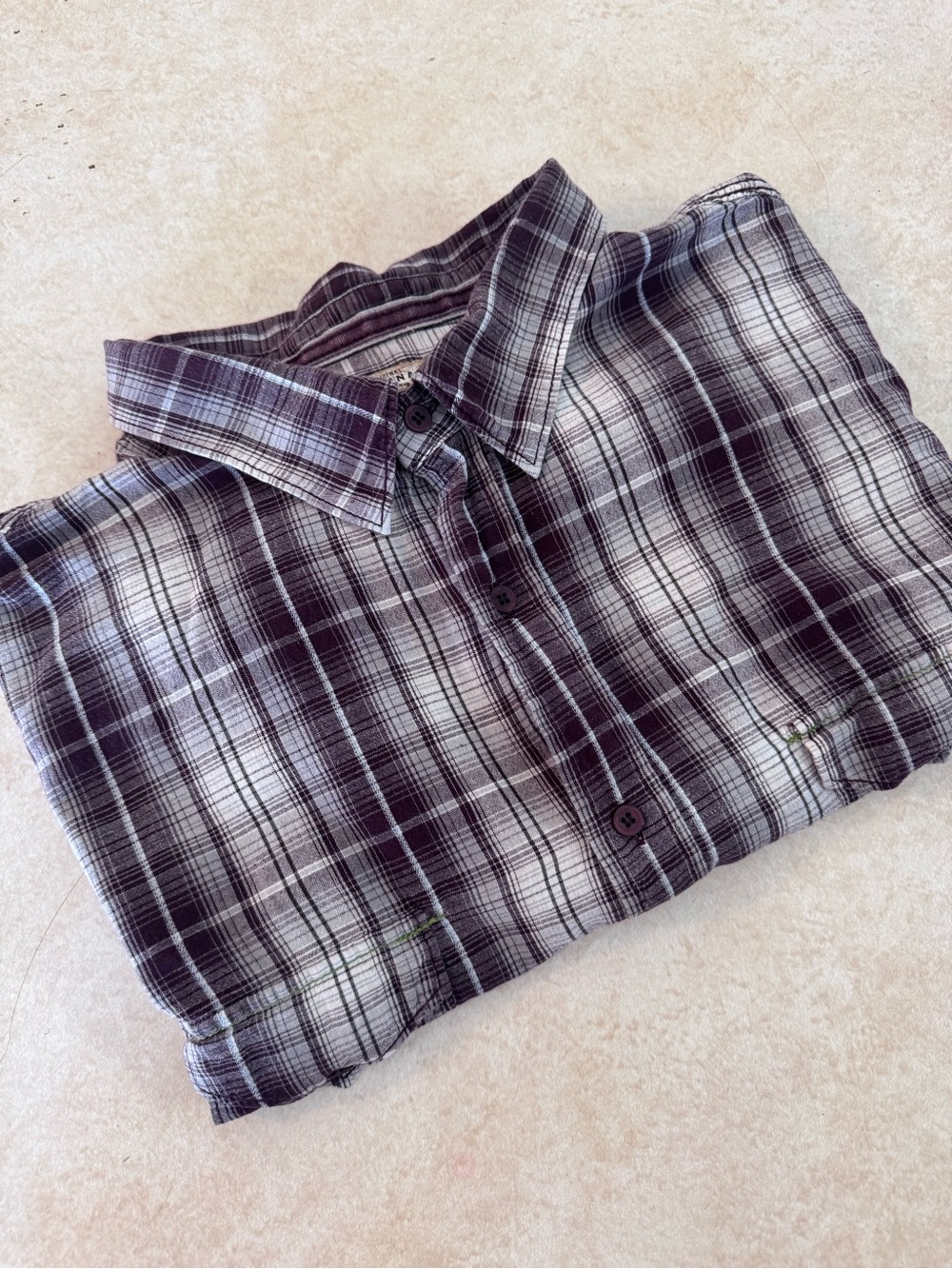 Big & Tall Men’s 3XL…
Plaid Button-Down Shirt